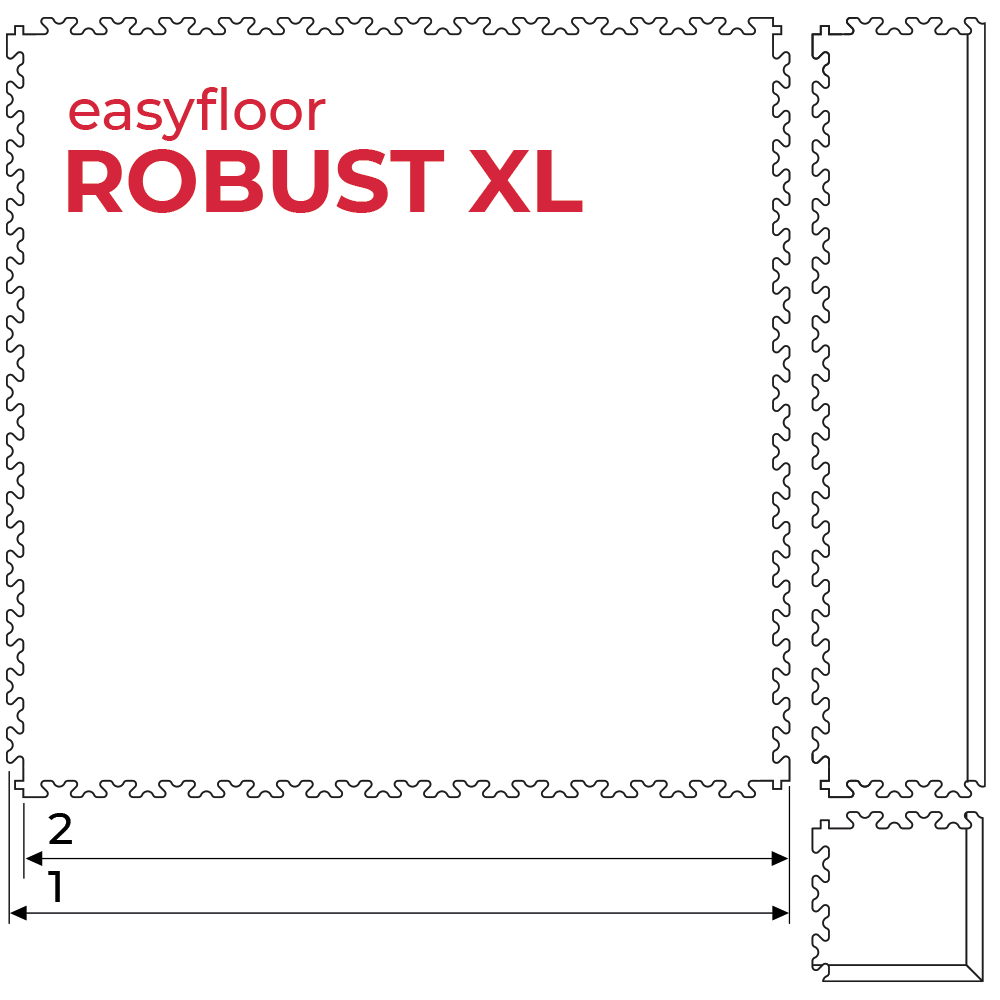 PVC Bodenfliese im XL Format von easyfloor